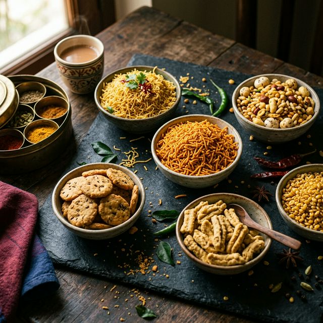 Delicious Indian Namkeen Snacks